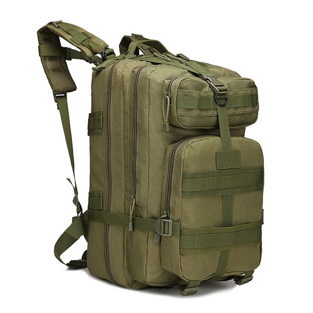 Тактический штурмовой военный рюкзак Armour Tactical B45 Oxford 600D (с системой MOLLE) 45 литров Олива - изображение 1