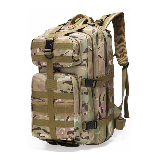 Тактичний штурмовий військовий рюкзак Armour Tactical C35 Oxford 600D (з системою MOLLE) 35 літрів Мультикам - зображення 1