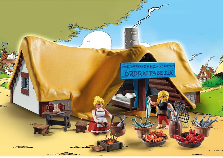 Ігровий набір фігурок Playmobil Asterix Хатина Ахігенікса (4008789712660) - зображення 4