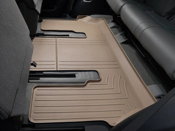 Автомобильные коврики в салон Weathertech на Toyota Sequoia 07- 3-й ряд бежевые Тойота Секвоя WT0013994 - изображение 2