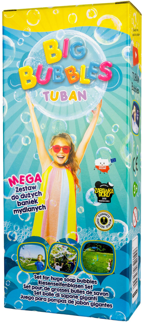 Набір для створення мильних бульбашок Tuban Mega Концентрат 1 л з аксесуарами (5901087034399) - зображення 1