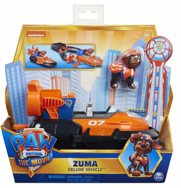 Ігровий набір із фігуркою Spin Master Set with figurine Paw Patrol Movie Vehicles (5903076508195) - зображення 1