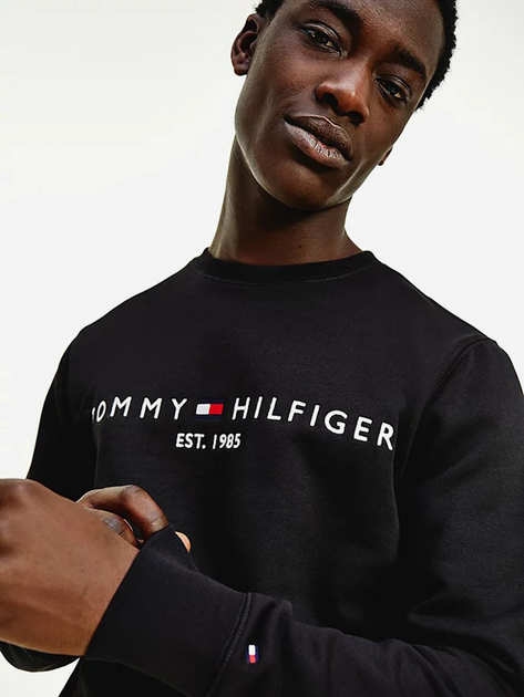 Світшот чоловічий Tommy Hilfiger MW0MW33640-BDS 2XL Чорний (8720645692034) - зображення 3