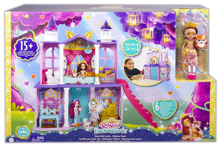 Лялька з аксесуарами Mattel Entchantimals Royal Palace 15 см (0887961972764) - зображення 1