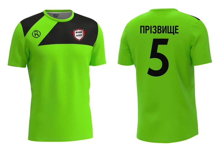 Футболка волейбольна чоловіча RIGO CANZAS Black-Neongreen XL - Фото 2 Футболка волейбольна чоловіча RIGO CANZAS Black-Neongreen XL - зображення 2