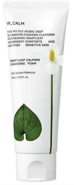 Pianka Hue Calm Vegan Heartleaf Calming kojąca oczyszczająca 120 ml (8809785760152) - obraz 1