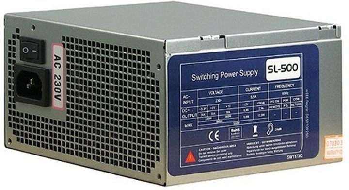 Блок живлення Inter-Tech SL-500A Plus 500 W (88882009) - зображення 2