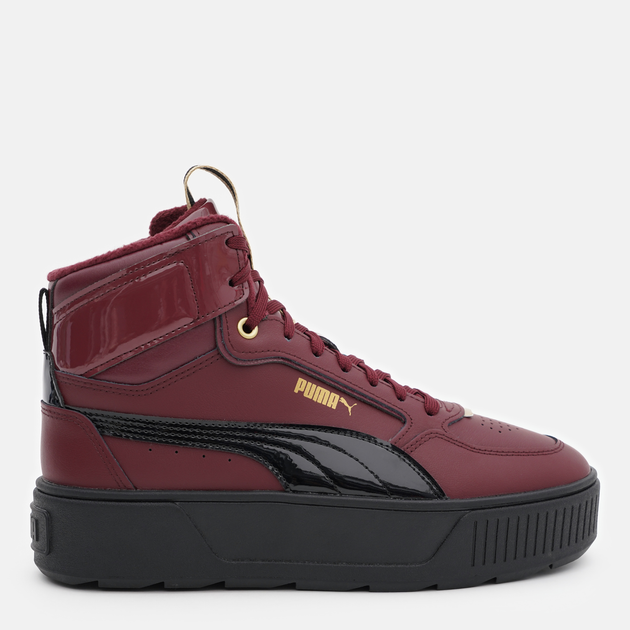 Puma burgundy high clearance tops