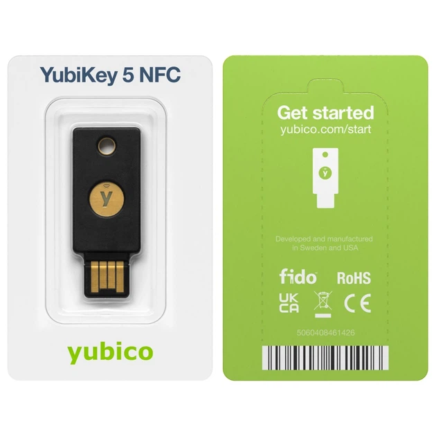 Аппаратный ключ Yubico Yubikey 5 NFC USB Type-A (683066) - изображение 8