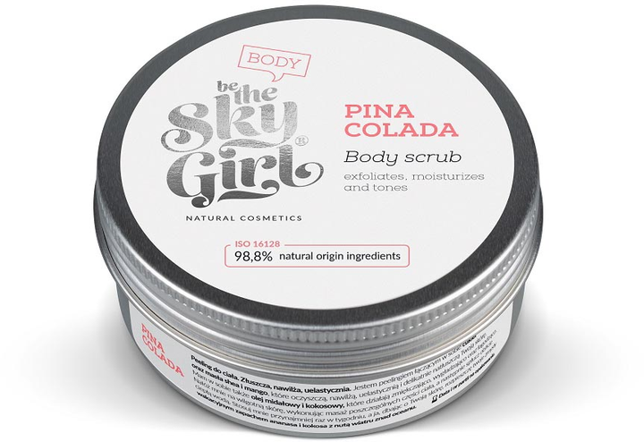 Peeling do ciała Be The Sky Girl cukrowy Pina Colada 220 g (5900316510000) - obraz 1