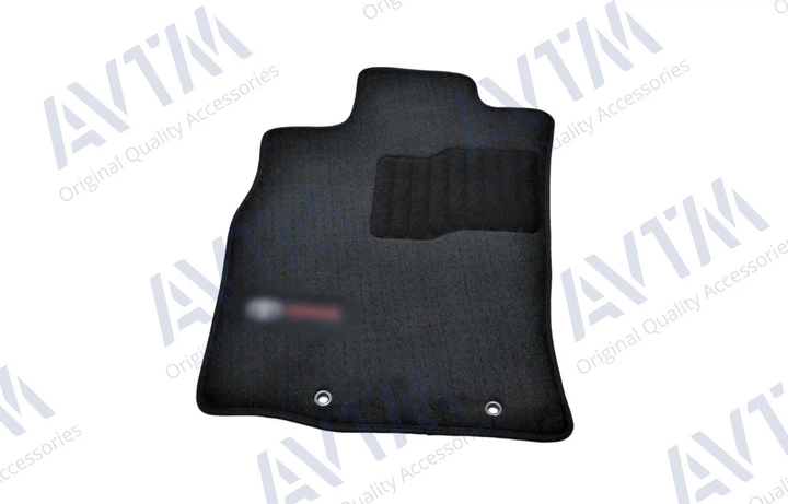 Ворсовые коврики в салон авто AVTM на для Toyota FJ Cruiser Premium 06- Тойота ФДЖ Крузер черные АМ0032125 - изображение 4