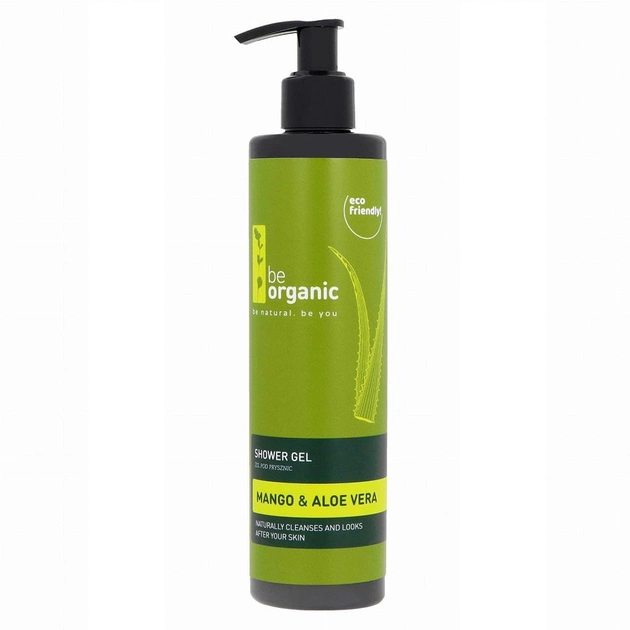 Żel pod prysznic Be Organic Shower Gel Mango & Aloe Vera 300 ml (5905279400382) - obraz 1