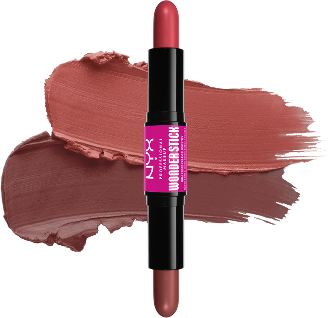 Róż w sztyfcie NYX Professional Makeup Wonder Stick Blush 03 Coral and Deep Peach 2x4 g (800897225285) - obraz 2