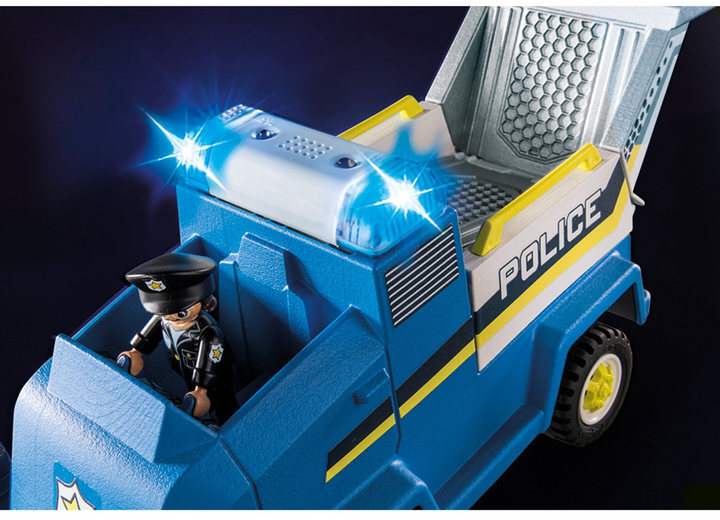 Ігровий набір фігурок Playmobil Duck On Call Police Car (4008789709158) - зображення 6