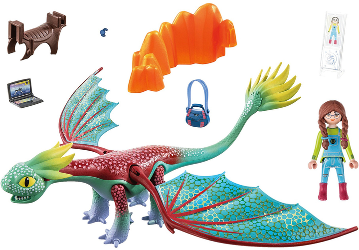 Zestaw figurek do zabawy Playmobil Playmobil Dragons The Nine Realms Feathers & Alex (4008789710833) - obraz 2