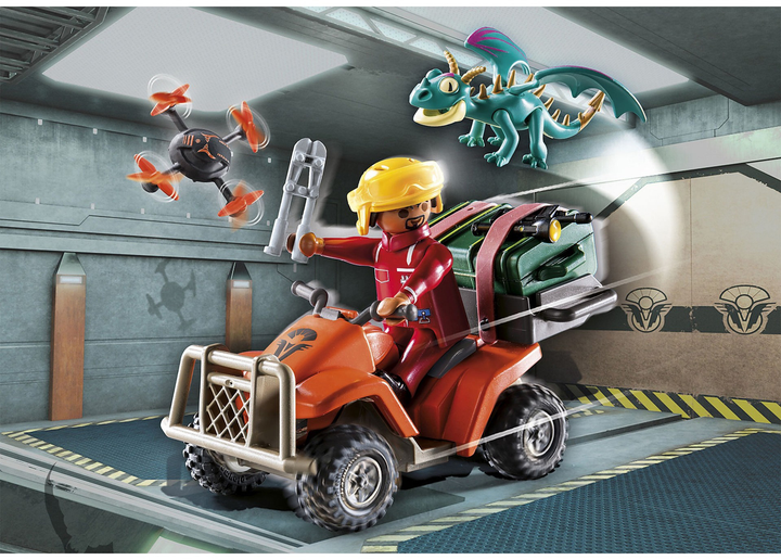 Zestaw figurek do zabawy Playmobil Dragons The Nine Realms Phil With Four (4008789710857) - obraz 3