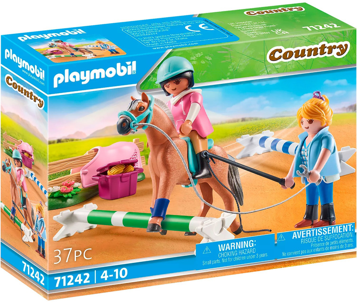 Zestaw figurek do zabawy Playmobil Country Nauka jazdy konnej (4008789712424) - obraz 1
