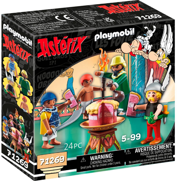 Zestaw figurek do zabawy Playmobil Asterix The Poisoned Cake Of Amonbofis (4008789712691) - obraz 1