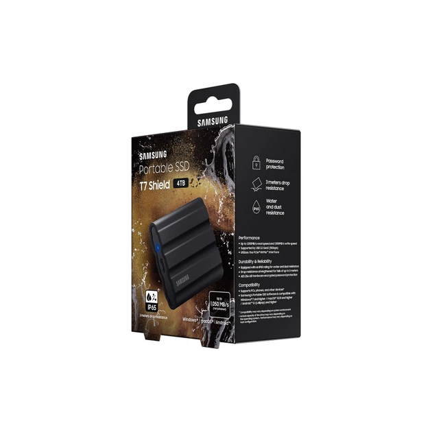 Накопитель SSD USB 3.2 2TB T7 Shield Samsung (MU-PE2T0S/EU) - изображение 11