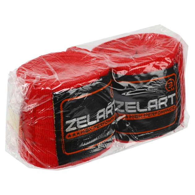 Бинты эластичные 3 м для бокса и единоборств Zelart красный BO-3729-3 - изображение 5