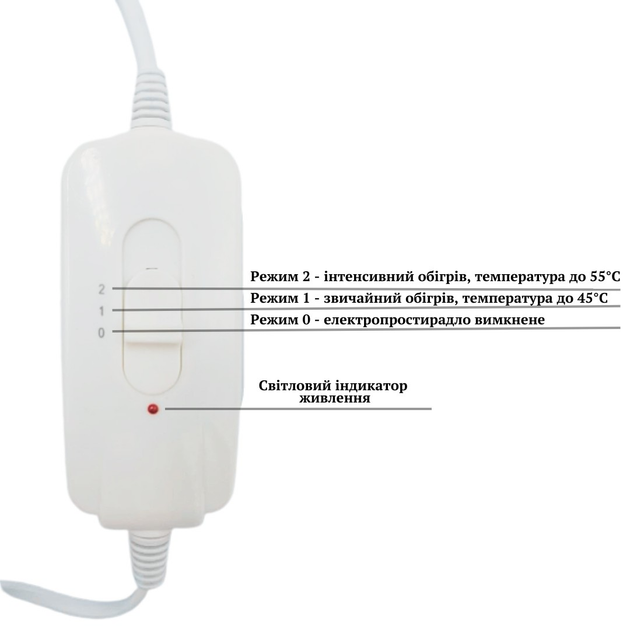 Электрическая простынь 60х130 см с подогревом односпальная Electric blanket, 2 года гарантии, в клеточку, арт.1058 - изображение 7