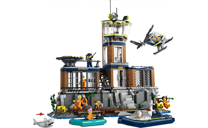 Конструктор LEGO Поліцейський острів-в'язниця 980 деталей (60419) - изображение 8
