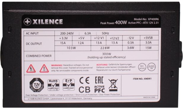 Zasilacz Xilence Performance C XP400R6 400 W (4044953500213) - obraz 6