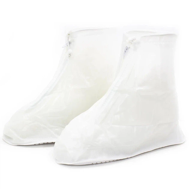 Бахилы на обувь ПВХ от воды и грязи Lesko SB-101 M 37-38 White (15034) - Фото 1 Бахилы на обувь ПВХ от воды и грязи Lesko SB-101 M 37-38 White (15034) - изображение 1