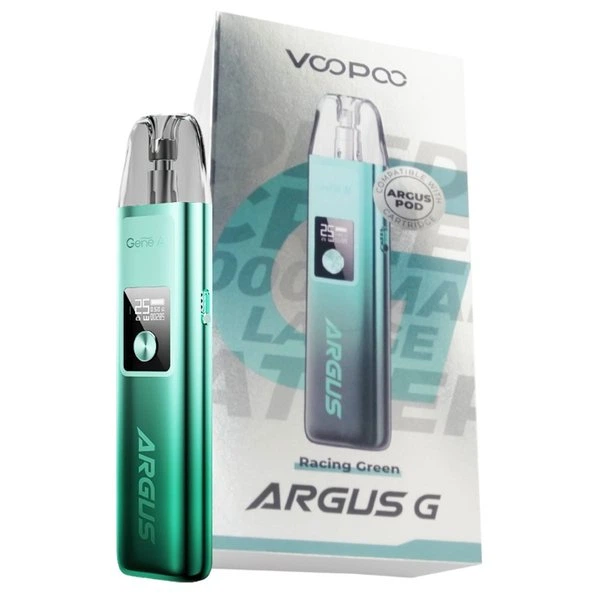 Електронна сигарета підсистема VOOPOO Argus G 25W Pod 1000mAh 2ml Kit Racing Green (15145) - Фото 3 Електронна сигарета підсистема VOOPOO Argus G 25W Pod 1000mAh 2ml Kit Racing Green (15145) - зображення 3