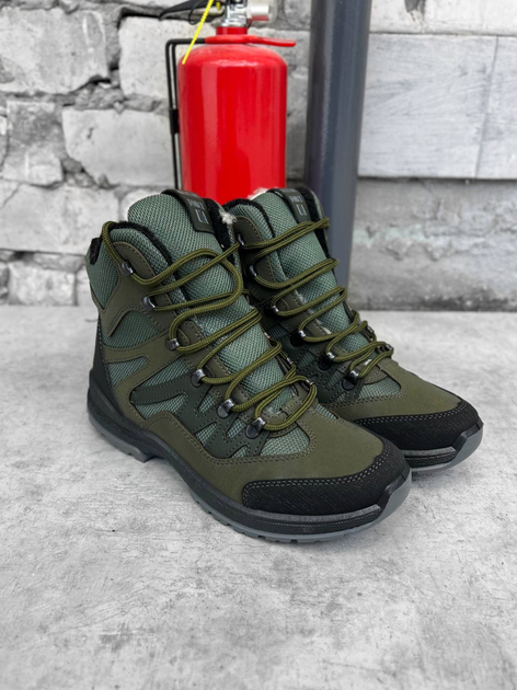 Ботинки зимние тактические Tactical Combat Boots Olive 42 - изображение 2