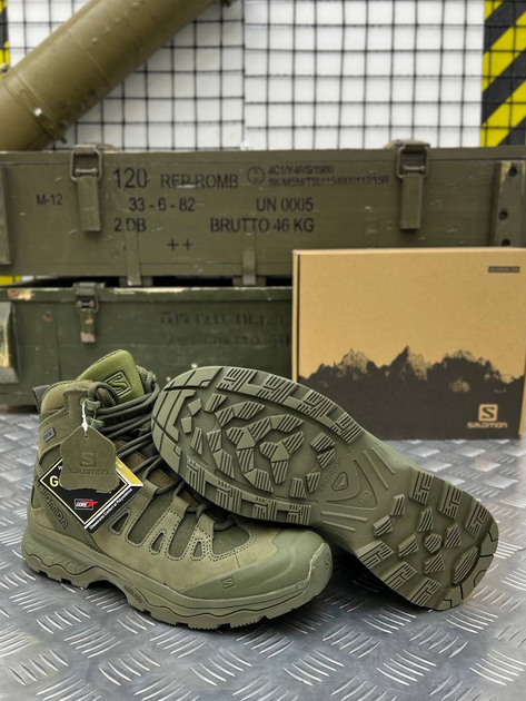 Тактические берцы Salomon Quest 4D GTX Forces 2 Olive 44