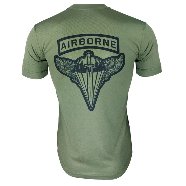 Футболка KRAMATAN Airborne Forces Of Ukraine Олива L - Фото 4 Футболка KRAMATAN Airborne Forces Of Ukraine Олива L - изображение 4