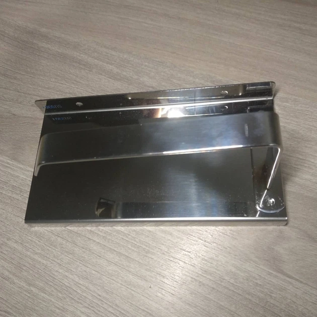 Держатель туалетной бумаги с полочкой из нержавеющей стали IwConcept K6 SS-304 Зеркальный - изображение 9
