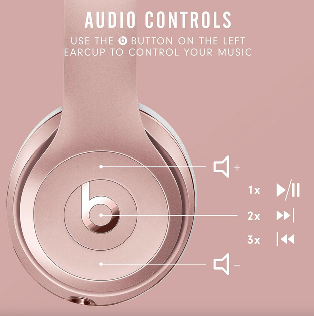 Наушники Beats by Dr. Dre Solo3 Wireless Rose Gold (MNET2