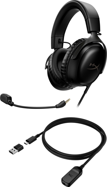 Słuchawki HyperX Cloud III Black (727A8AA) - obraz 5