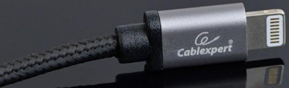 Kabel Cablexpert USB 2.0 - Apple Lightning 1.8 m Czarny (CCB-mUSB2B-AMLM-6) - obraz 2