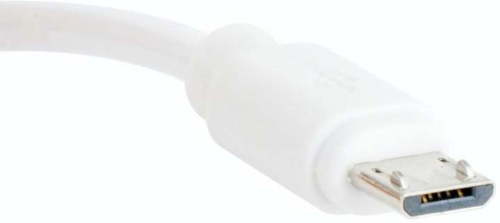 Spiralny kabel Cablexpert USB - MicroUSB 1.8 m Biały (CC-mUSB2C-AMBM-6-W) - obraz 2