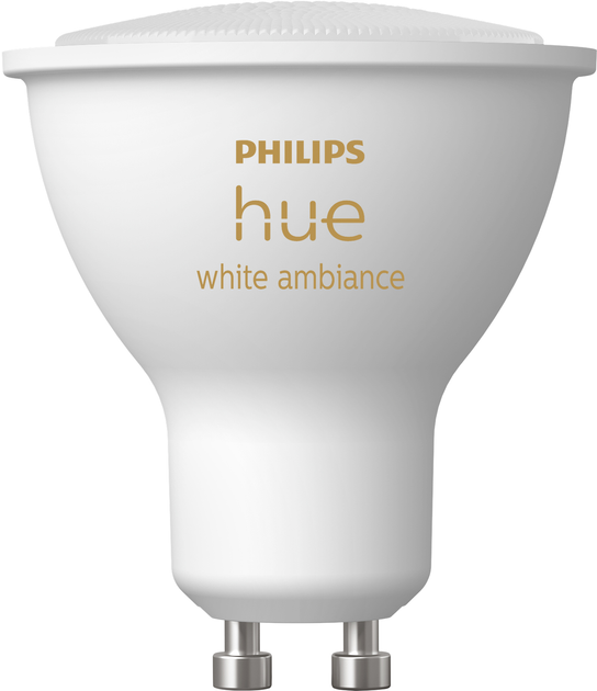 Inteligentna lampa Philips Hue GU10 5W 2200K-6500K Tunable white (929001953309) - obraz 1