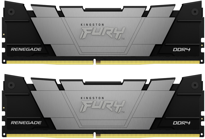 Оперативна пам'ять Kingston Fury DDR4-3200 16384MB PC4-25600 (Kit of 2x8192) Renegade (KF432C16RB2K2/16) - зображення 1