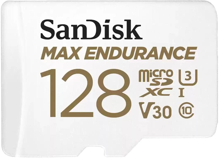 Karta pamięci SanDisk MicroSDHC 128GB UHS-I/U3 Class 10 Max Endurance (SDSQQVR-128G-GN6IA) - obraz 1