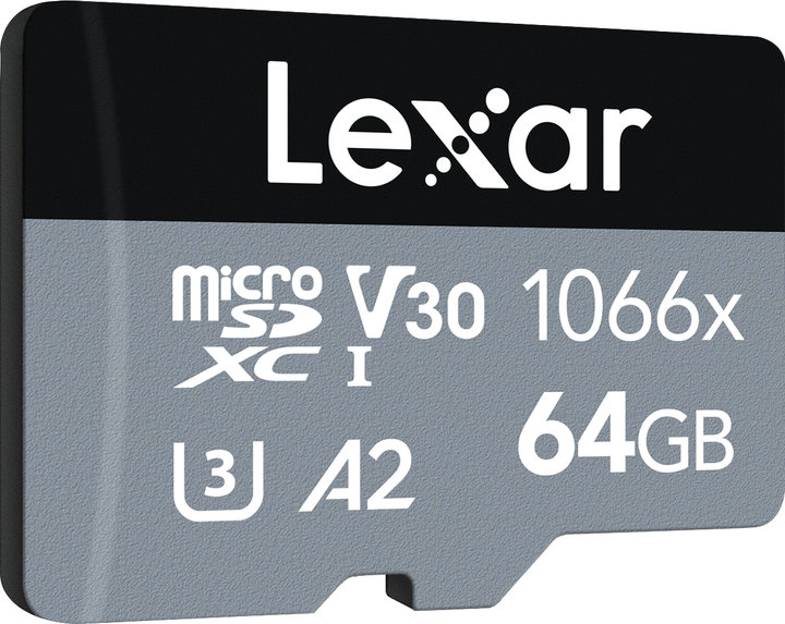 Karta pamięci Lexar High-Performance 1066x microSDXC 64GB Class 10 UHS-I A2 V30 U3 (LMS1066064G-BNANG) - obraz 2