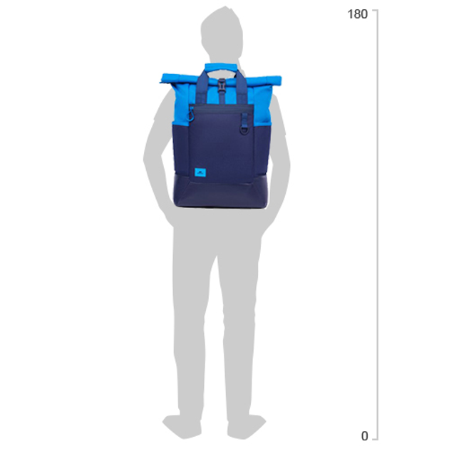 Torba na laptopa RIVACASE 5321 15.6" Blue ( 5321 (Blue)) - obraz 4