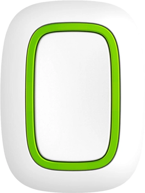 Bezprzewodowy przycisk alarmowy Ajax Button Biały (000014729) - obraz 1