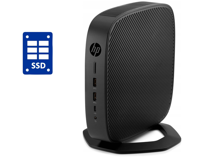 Неттоп HP t640 Thin Client USFF / AMD Ryzen R1505G (2 (4) ядра по 2.4 ...