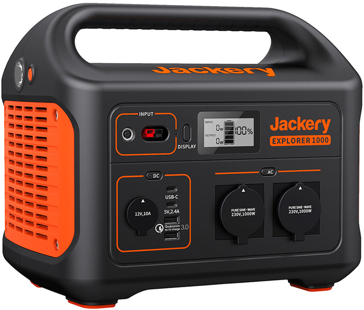 Stacja ładowania Jackery Explorer 1000EU 1002 Wh 278333 mAh 1000 W (PB930982) - obraz 3