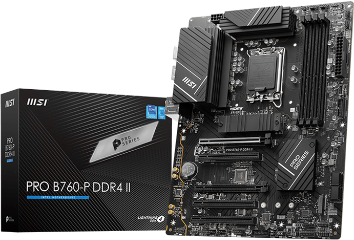 Материнська плата MSI PRO B760-P DDR4 II (s1700, Intel B760, PCI-Ex16) - зображення 5