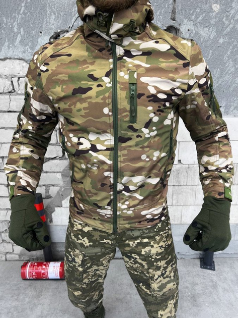 Куртка SoftShell тактическая мультикам размер XL - изображение 1