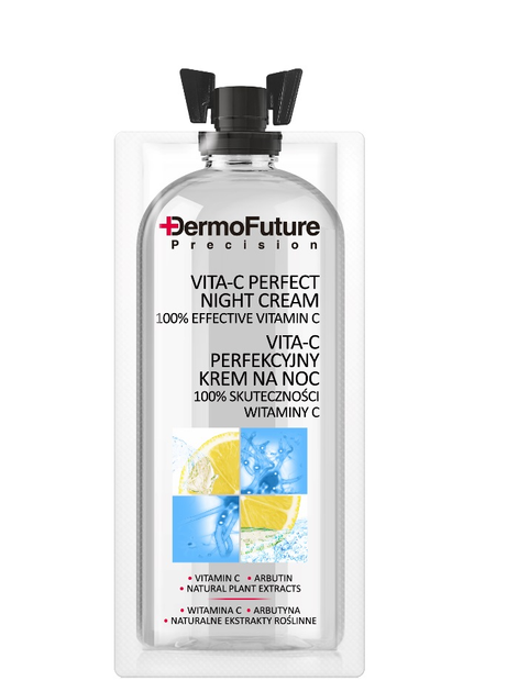 Крем для обличчя Dermofuture Vita-C Perfect Night Cream ідеальний для ночі 12 мл (5901785002508) - зображення 1