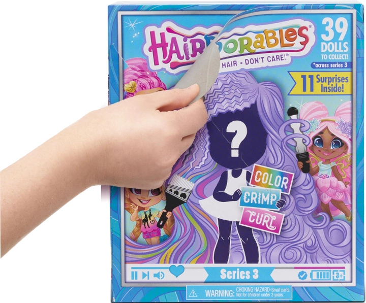 Іграшка лялька Hairdorables Dolls серія 3 з аксесуарами 23725 - Фото 3 Іграшка лялька Hairdorables Dolls серія 3 з аксесуарами 23725 - зображення 3