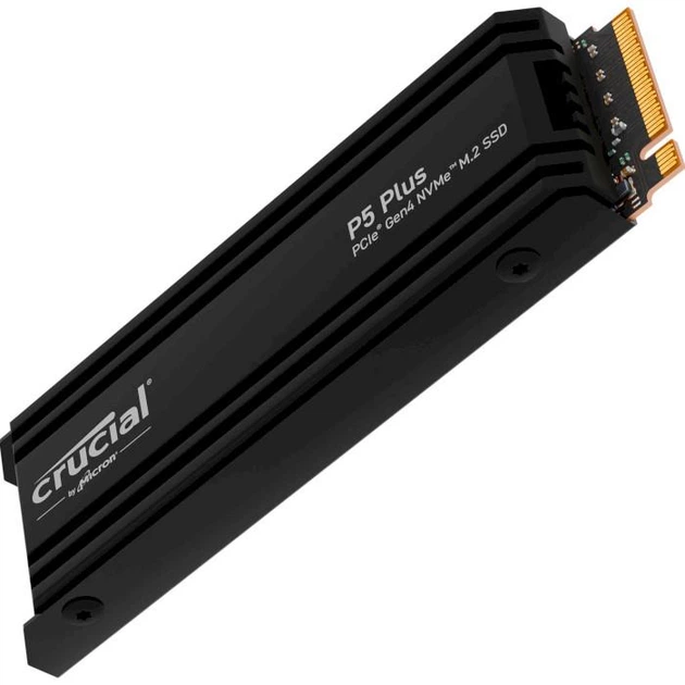 Накопичувач SSD Crucial m.2 NVMe 2TB P5 Plus Gen4 with heatsink (CT2000P5PSSD5) - зображення 2